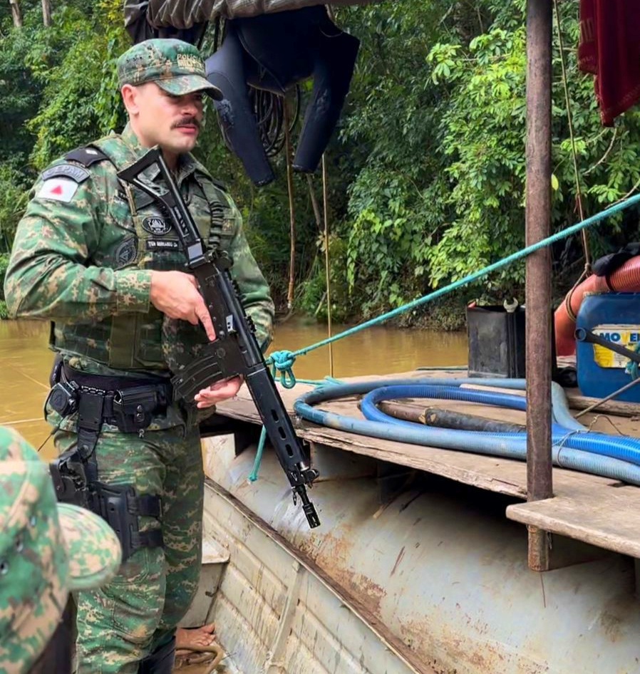 Polícia Militar de Meio Ambiente desarticula nova prática de garimpo ilegal em distrito de Mariana-MG