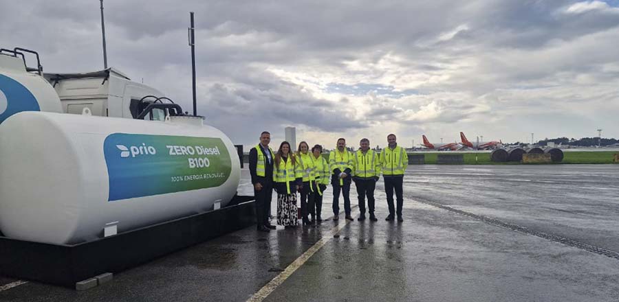 Prio abastece Portway com Zero Diesel B100
