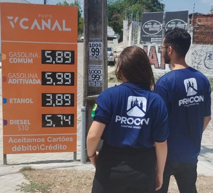 Em Campina Grande, litro da gasolina comum pode ser encontrado por R$ 5,74 • Página1PB
