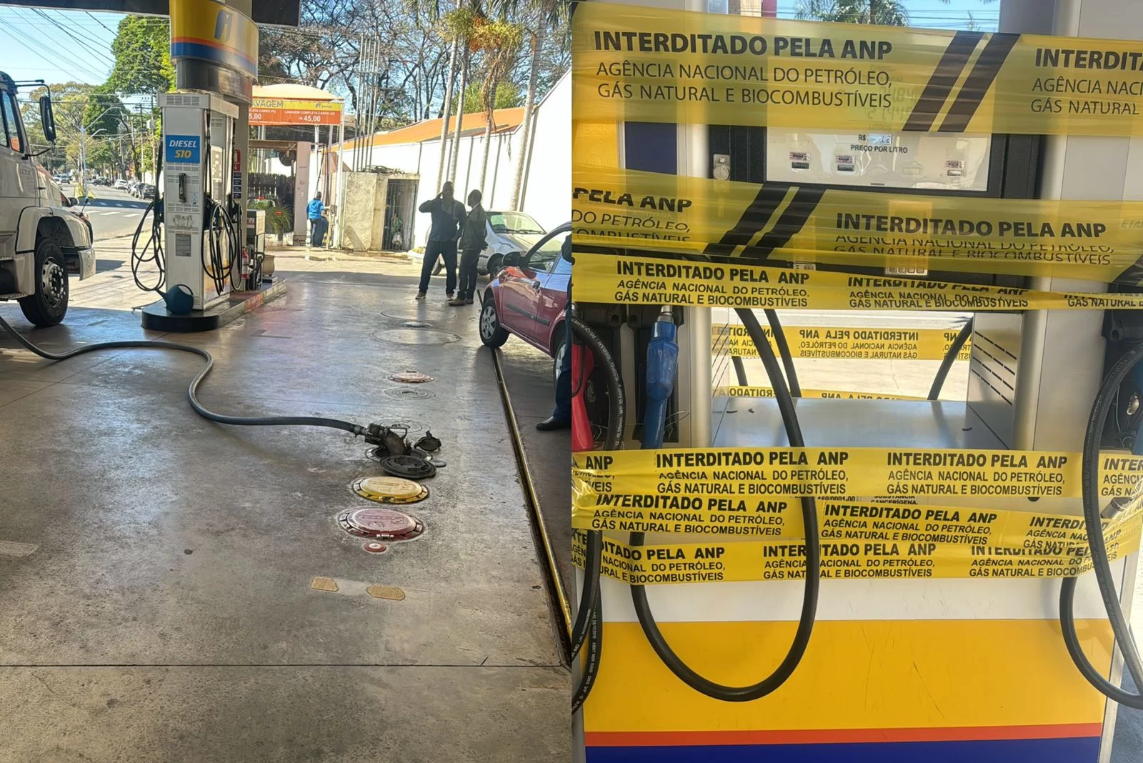 Posto de combustíveis é interditado em Poços de Caldas por gasolina irregular