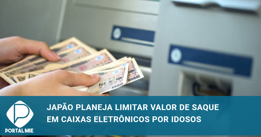 Japão considera limitar valor de saque em ATMs por idosos