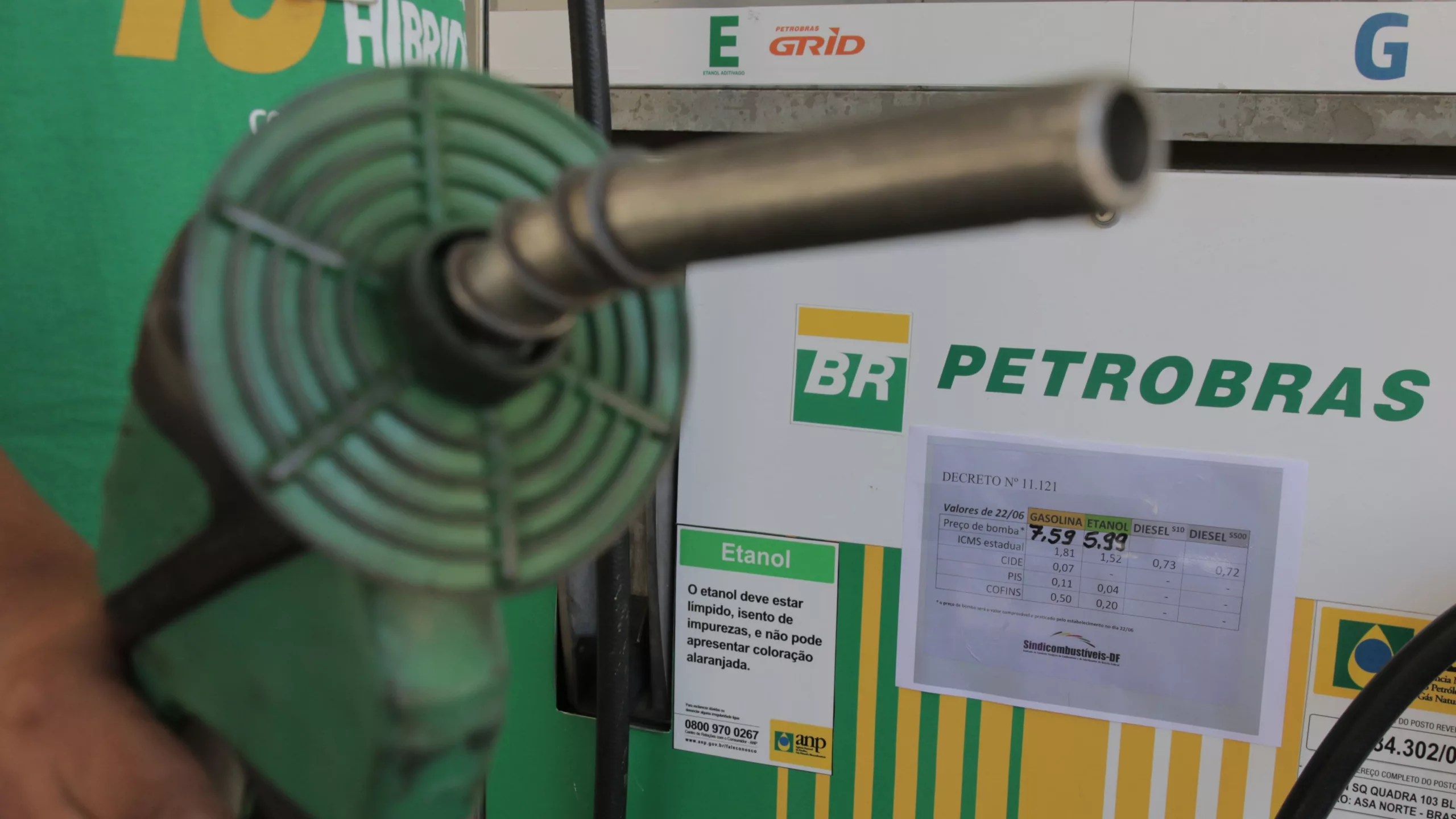 Etanol é mais competitivo em 5 estados, e cai em 11 e no DF