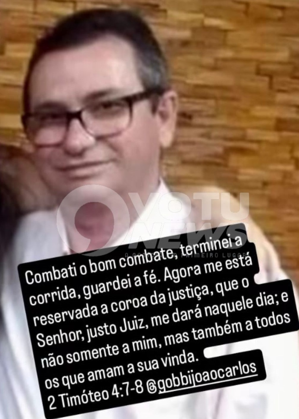Falece o senhor João Gobbi, aos 62 anos – Votunews – Votuporanga