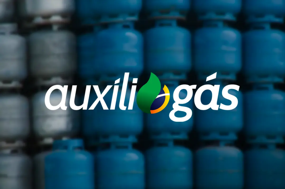 Imagem ilustrativa do auxílio gás 2025 com cilindros de gás de cozinha, reforçando a importância do benefício e sua acessibilidade para famílias brasileiras.