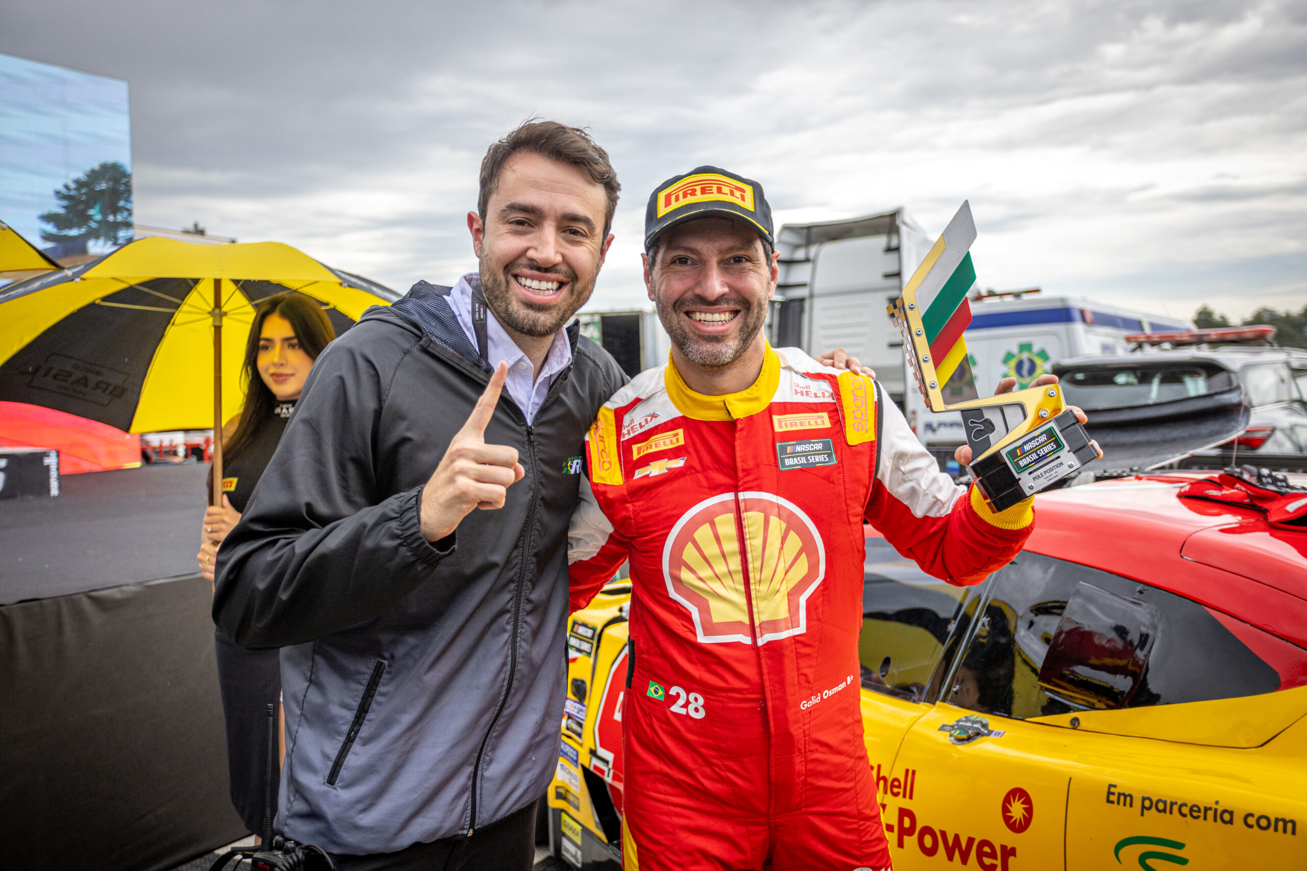 Shell é pole com Galid na Nascar Brasil e vence na HB20 com Malinowski por 0.010s - Naspistas