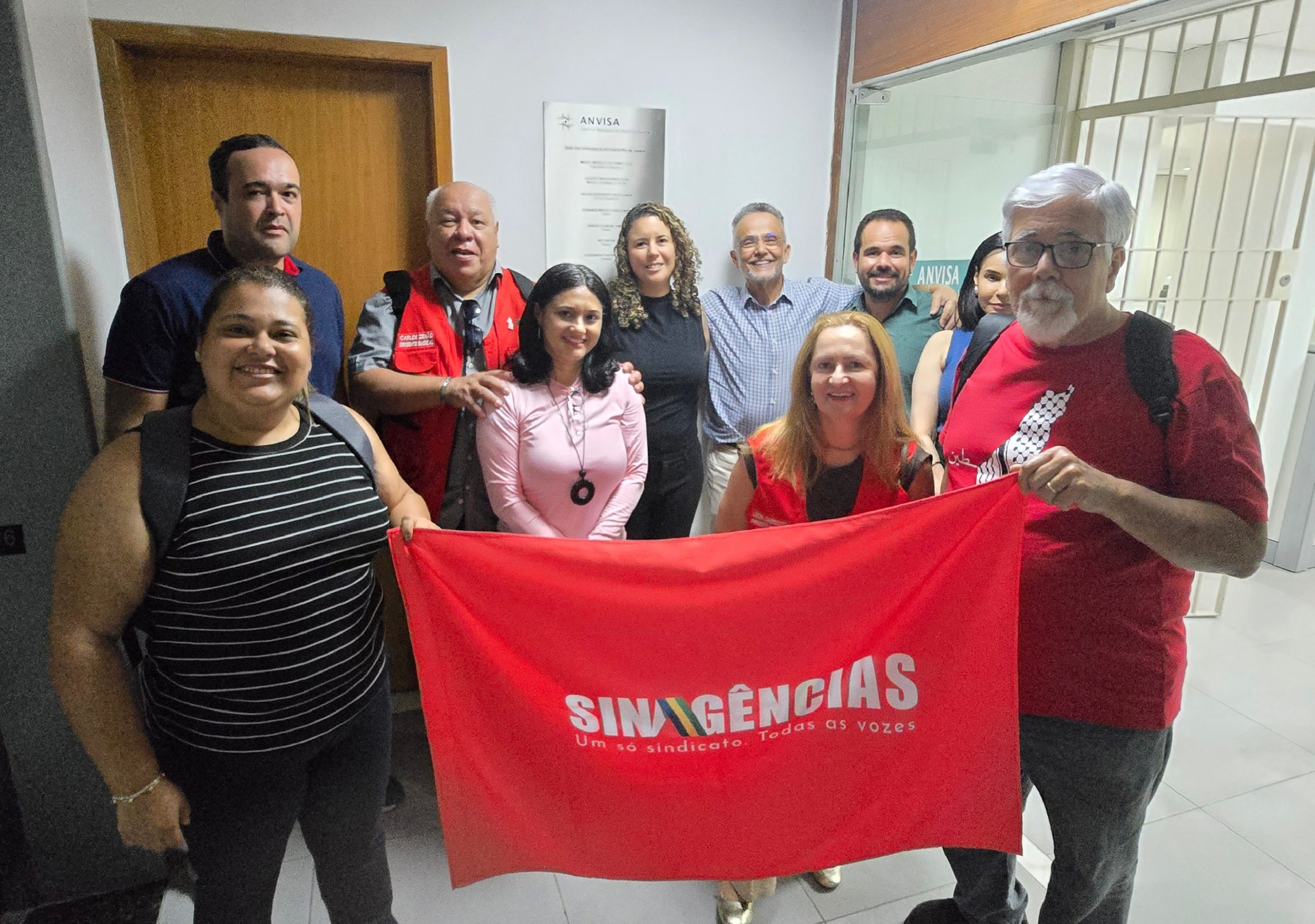 Sinagências se encontra com servidores da Anvisa no Rio de Janeiro – Sinagências