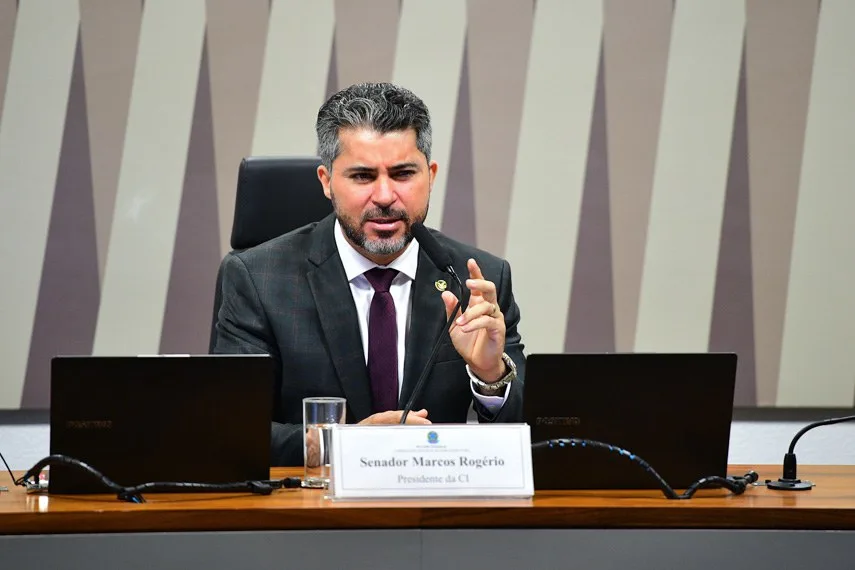 Senador Marcos Rogério, eleito presidente da Comissão de Infraestrutura do Senado