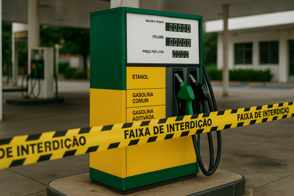 Postos de combustíveis com irregularidades no Rio sofrem interdições da ANP