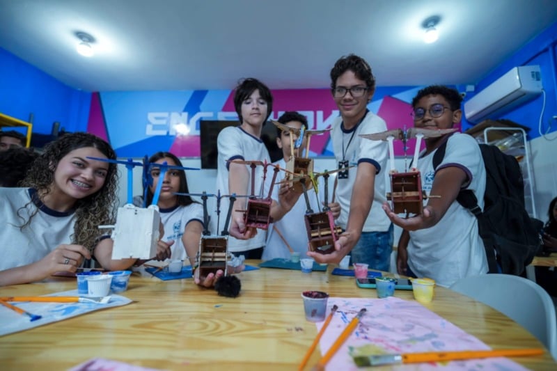 Projeto de arte e robótica chega a escola pública de Barra do Piraí